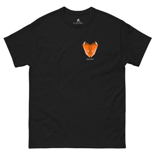 Geo Fox Black Pocket Tee